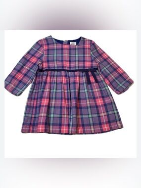 Mini Boden Girls Plaid Tunic